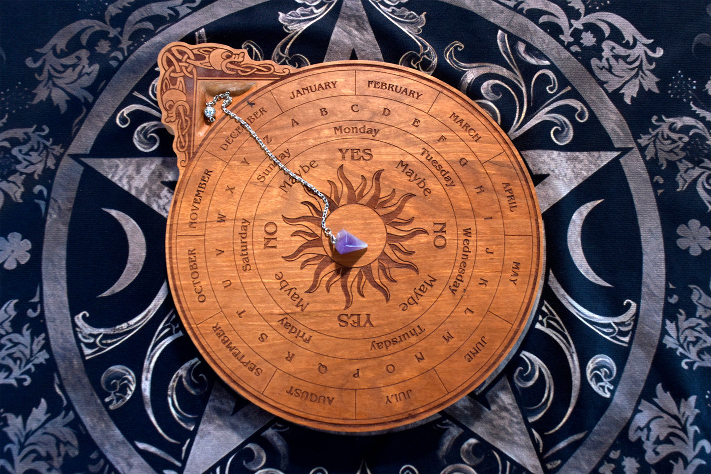 Deluxe Celtic Pendulum Dowsing Board