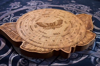 Pendulum dowsing board -  Deluxe Deathmoth