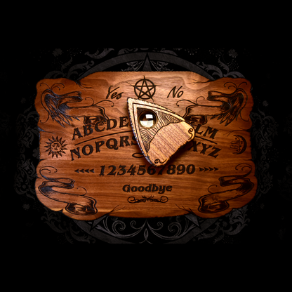 Beatus Lignum Elegant Wood Ouija Board - Hand Burned