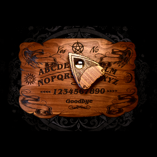 Beatus Lignum Elegant Wood Ouija Board - Hand Burned