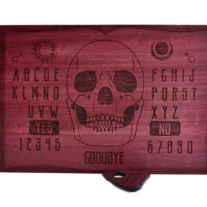 Beatus Lignum Skull Purple Ouija Board